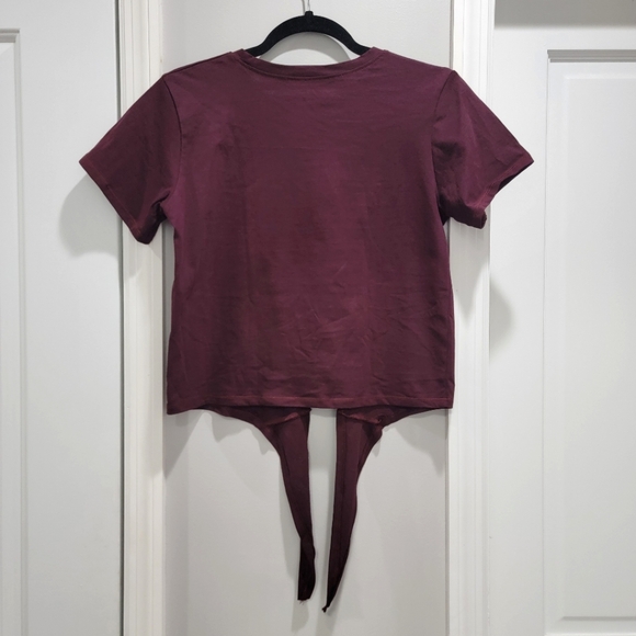 Heartbeat Lifeline Front-Tie T-Shirt NWOT - Picture 4 of 8